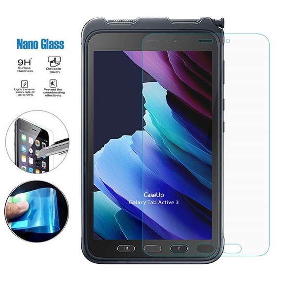CaseUp Samsung Galaxy Tab Active 3 T577 İnce Nano Cam Şeffaf 1